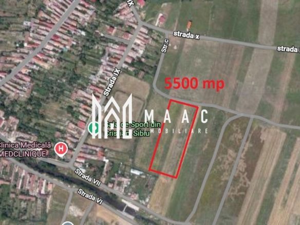 Teren intravilan 5500 mp Cristian investitie - foto 2