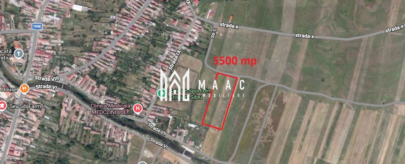 Teren intravilan 5500 mp Cristian investitie - foto 2 Teren intravilan 5500 mp Cristian investitie - foto 2