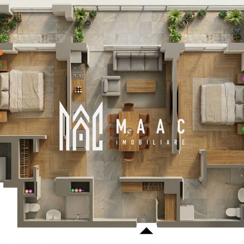 Apartament 3 camere | 72.35MPU  | Balcon | Lift | Veterani - Imagine principala