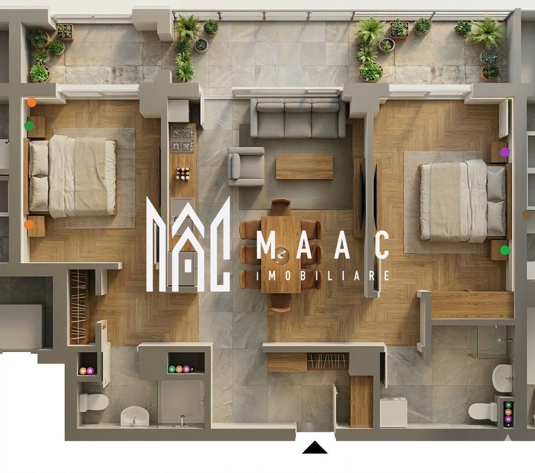Apartament 3 camere | 72.35MPU  | Balcon | Lift | Veterani - Imagine principala