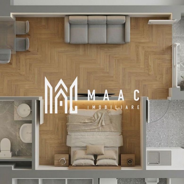 Apartament 1 cameră | 50,95MPU | Balcon |  Veterani - Imagine principala