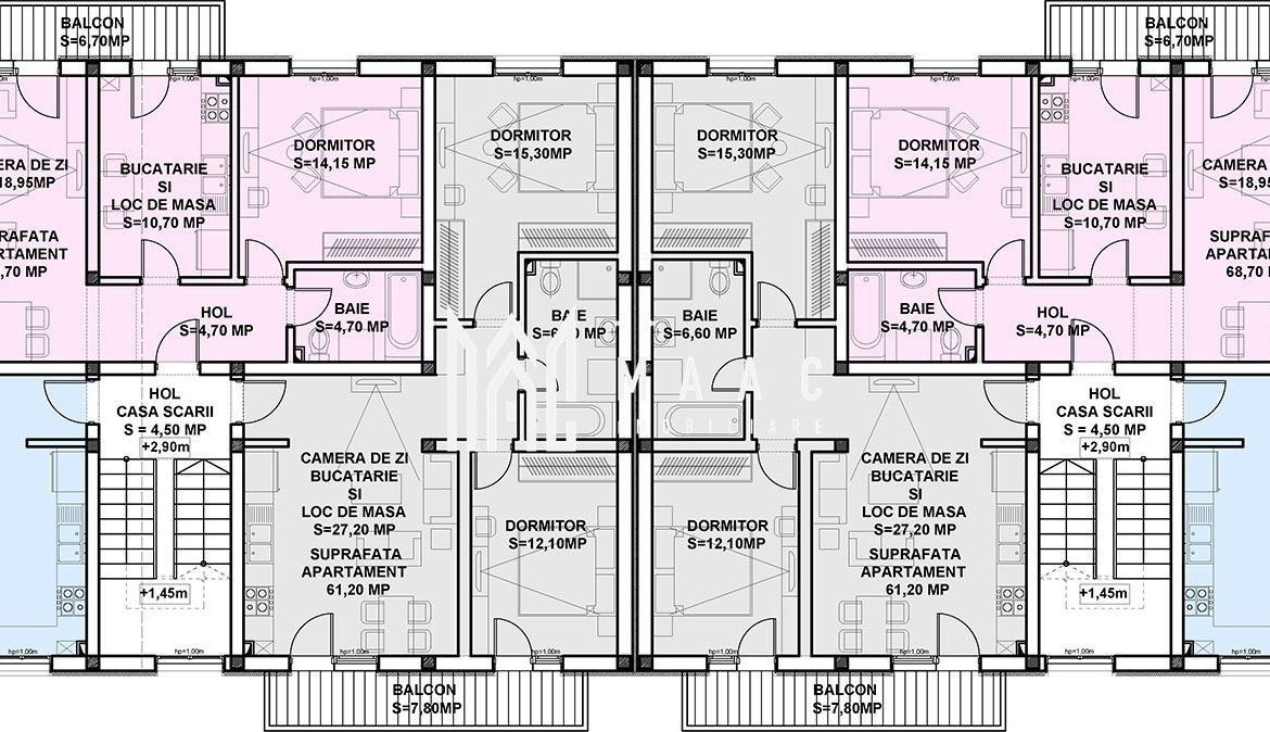 Apartament 3 Camere cu Grădină Privată – Ansamblu Nou - foto 7