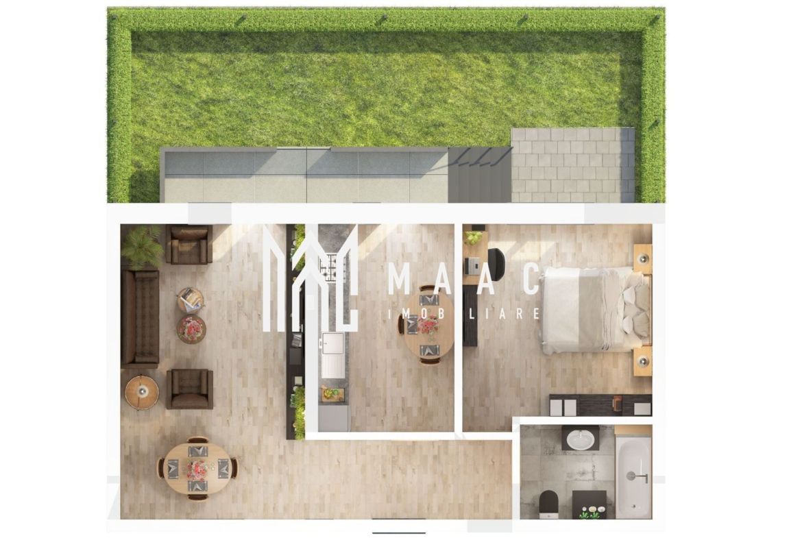 Apartament 3 Camere cu Grădină Privată – Ansamblu Nou - foto 11