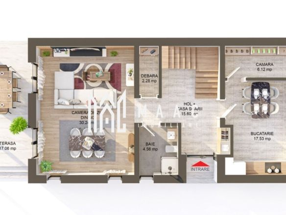 Casa individuala | 4 camere | La cheie | 644 MP | Selimbar - foto 3