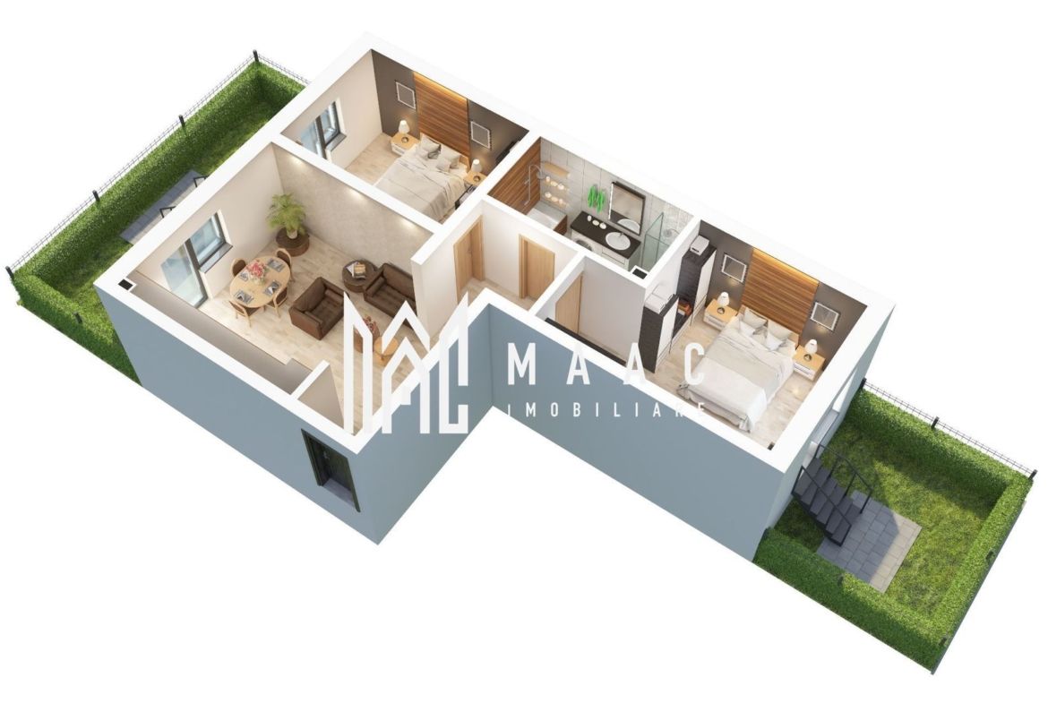 Apartament 3 camere I Doamna Stanca I Sibiu | Grădină 47 mp - foto 5