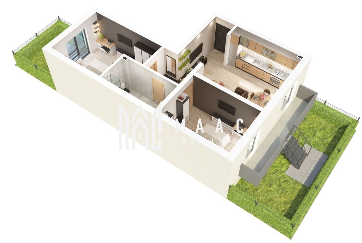 Apartament 3 camere I Doamna Stanca I Sibiu | Grădină 47 mp - foto 6