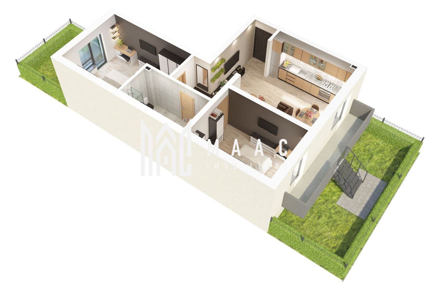 Apartament 3 camere I Doamna Stanca I Sibiu | Grădină 47 mp - foto 6