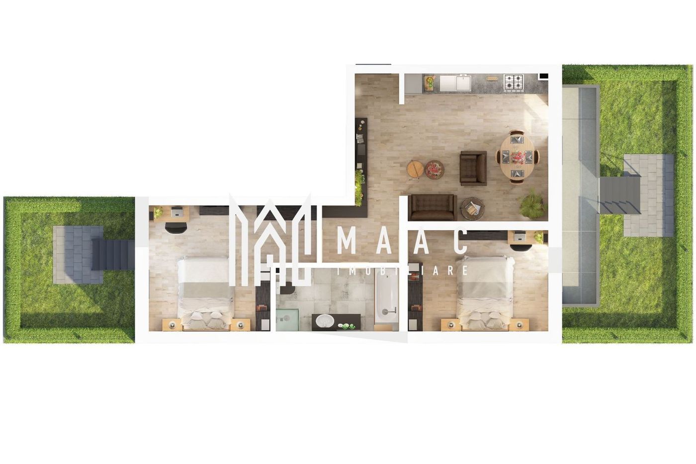 Apartament 3 camere I Doamna Stanca I Sibiu | Grădină 47 mp - foto 7