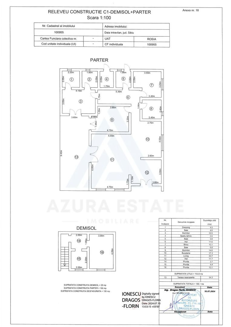 Casa individuala 154 mp utili pe un singur nivel teren 830 mp in Daia - foto 7