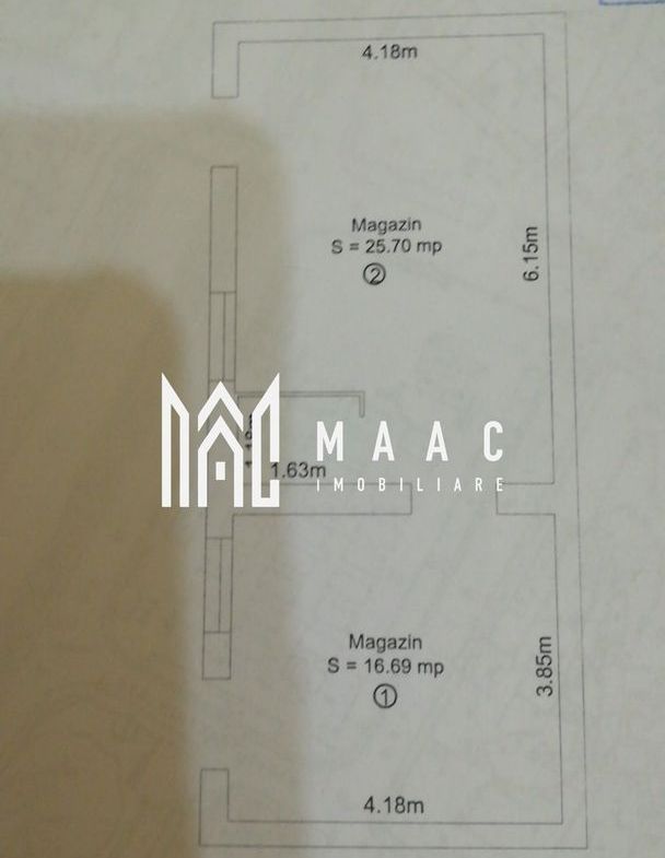 Spațiu comercial | 42,39MPU | Zona Centrală | Acces stradal
