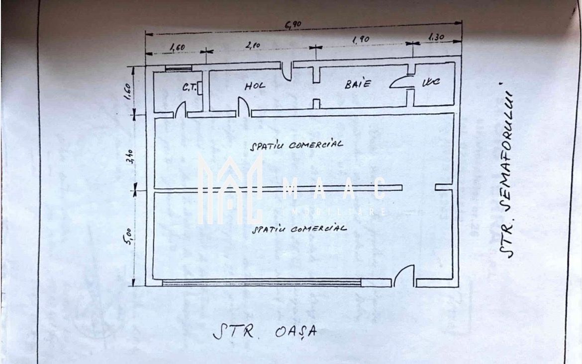 Spatiu comercial I VAD I 69 mpu I 7m front I Vasile Aaron - foto 2