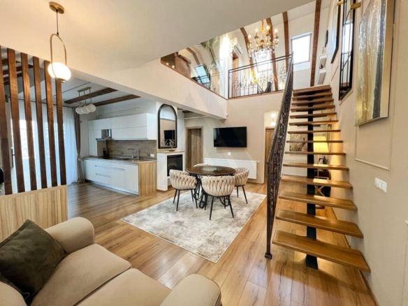 Penthouse lux 122 mp utili 4 camere 3 bai etaj 2 in Arhitectilor - foto 2