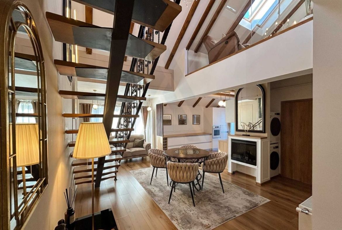 Penthouse lux 122 mp utili 4 camere 3 bai etaj 2 in Arhitectilor - foto 7