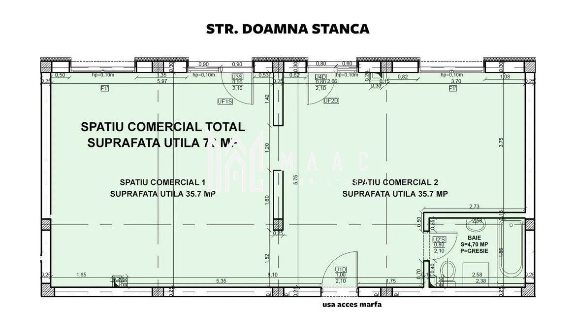 Spatiu Comercial I Parcare I 4 Vitrine I Doamna Stanca - foto 2