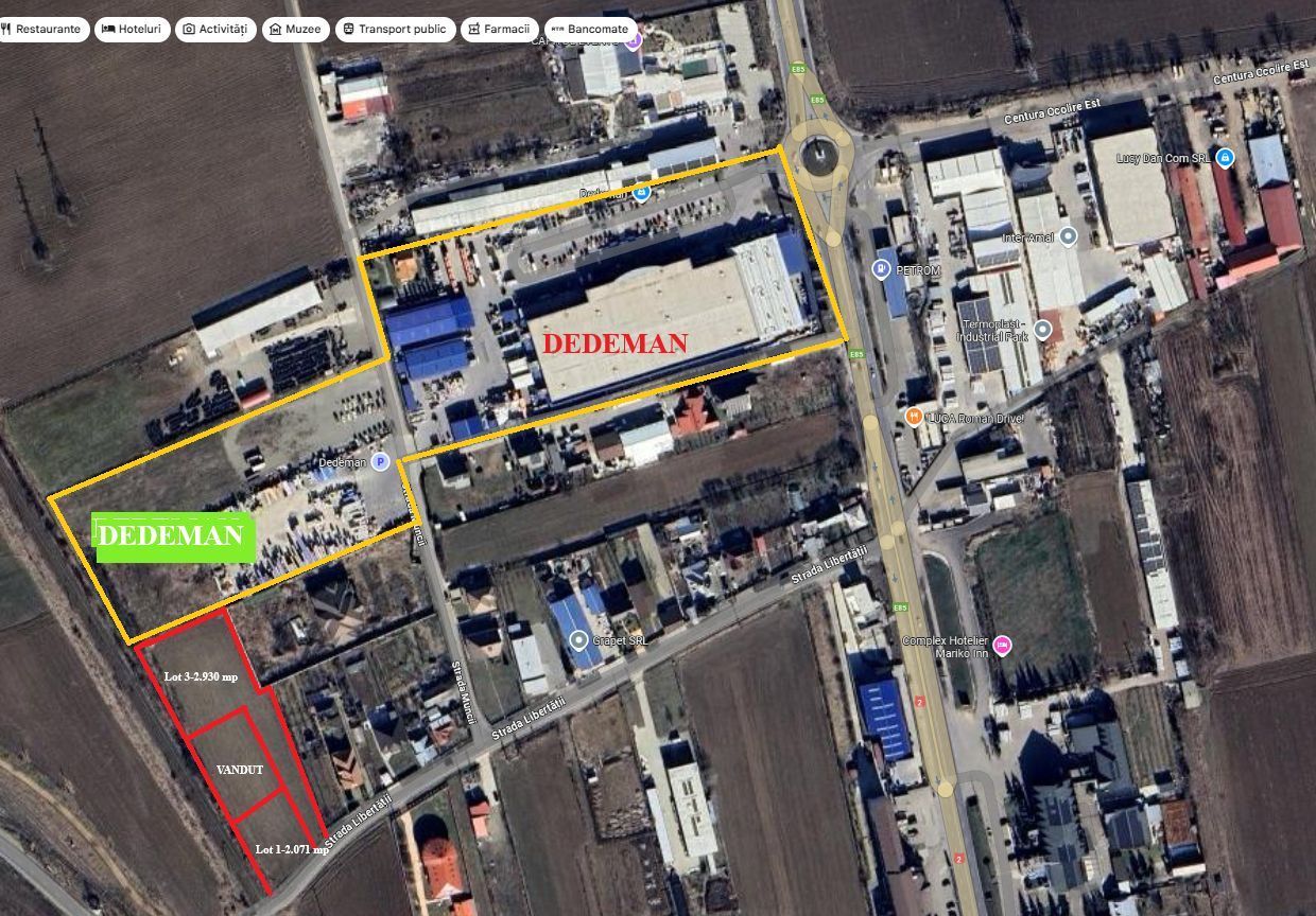Teren industrial & comercial lângă Dedeman Roman! 📢 - Imagine principala