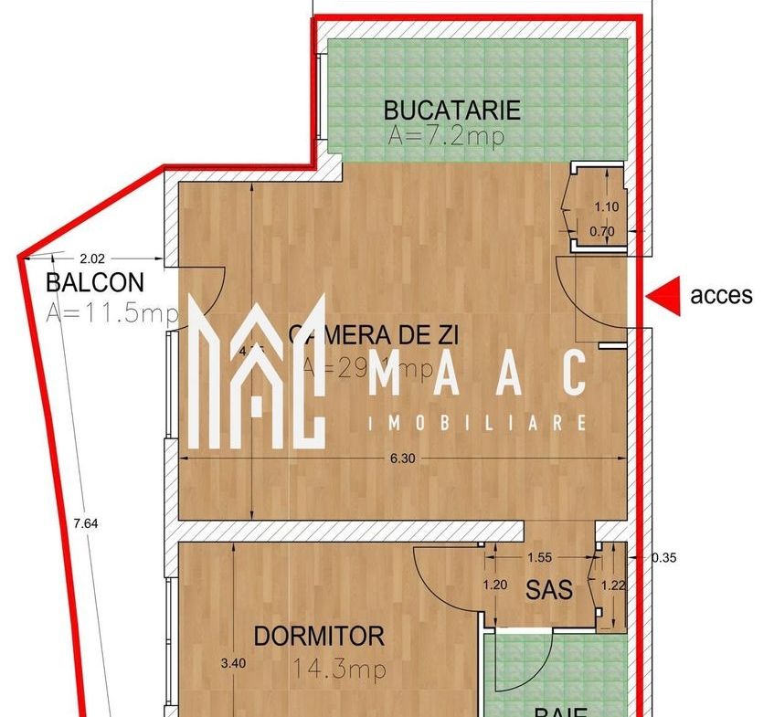 Apartament 2 camere I Balcon I Nou I Lift I Hipodrom - foto 6