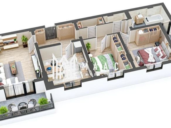 Apartament 4 camere I Nou I Decomandat I Balcon I Hipodrom - foto 2