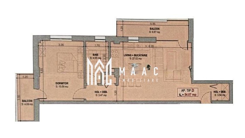 Apartament rezidențial I 2 camere I Parcare I Selgros - foto 2