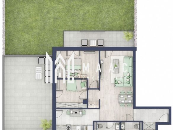 Apartament 3 camere | Balcoane 11.8 mp | Gradica ca. 107mp | Turnisor - Imagine principala