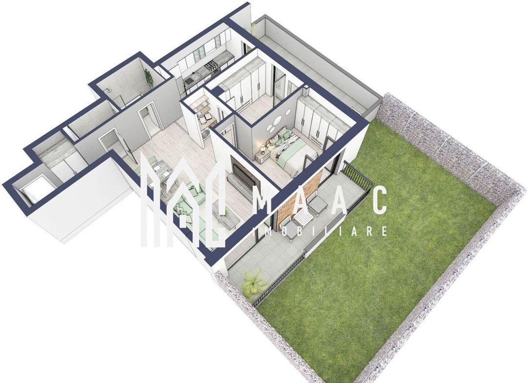 Apartament 3 camere | Balcoane 11.8 mp | Gradica ca. 107mp | Turnisor - foto 4