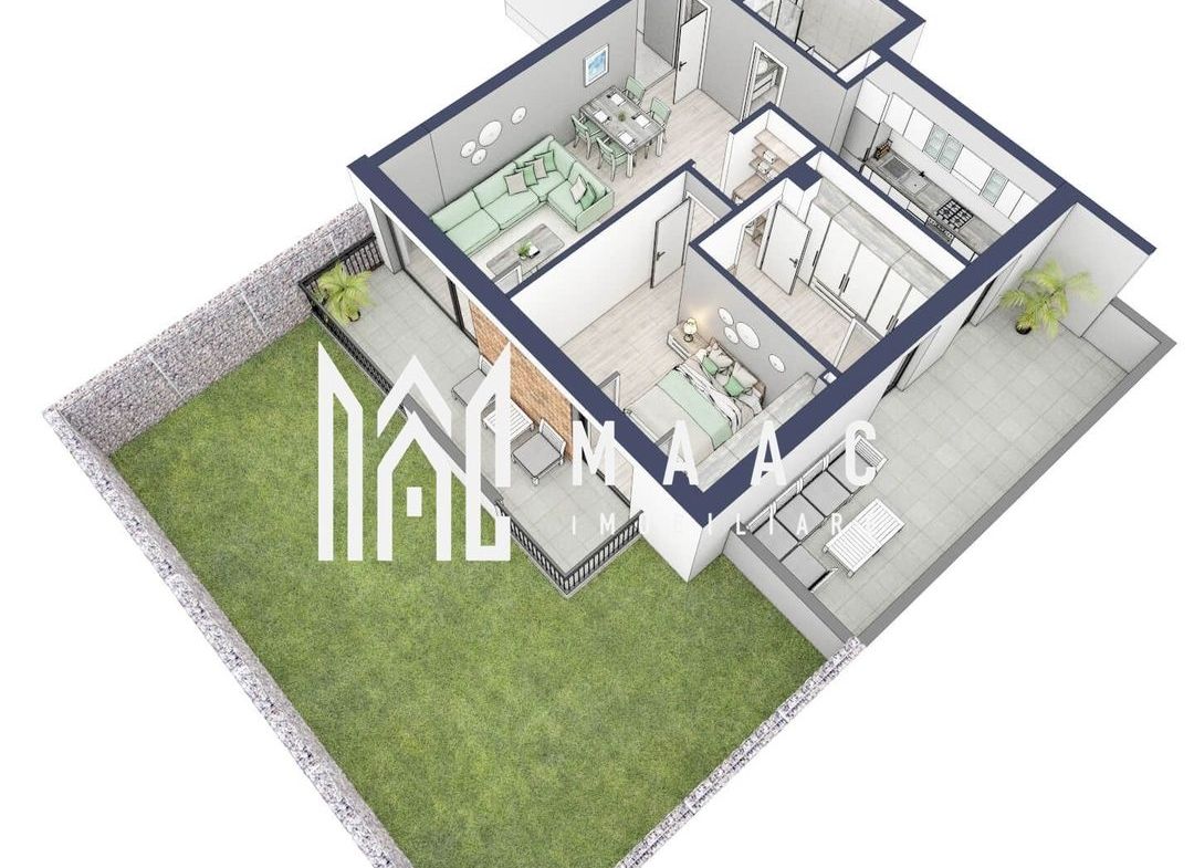 Apartament 3 camere | Balcoane 11.8 mp | Gradica ca. 107mp | Turnisor - foto 5