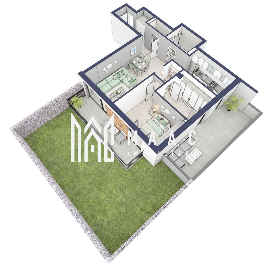 Apartament 3 camere | Balcoane 11.8 mp | Gradica ca. 107mp | Turnisor - foto 5