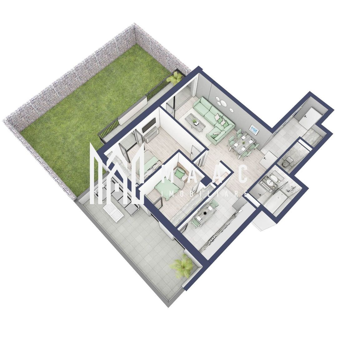 Apartament 3 camere | Balcoane 11.8 mp | Gradica ca. 107mp | Turnisor - foto 6