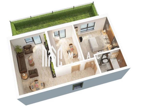 Apartament 2 camere | 56.15 MP | Predare 2026 - Imagine principala