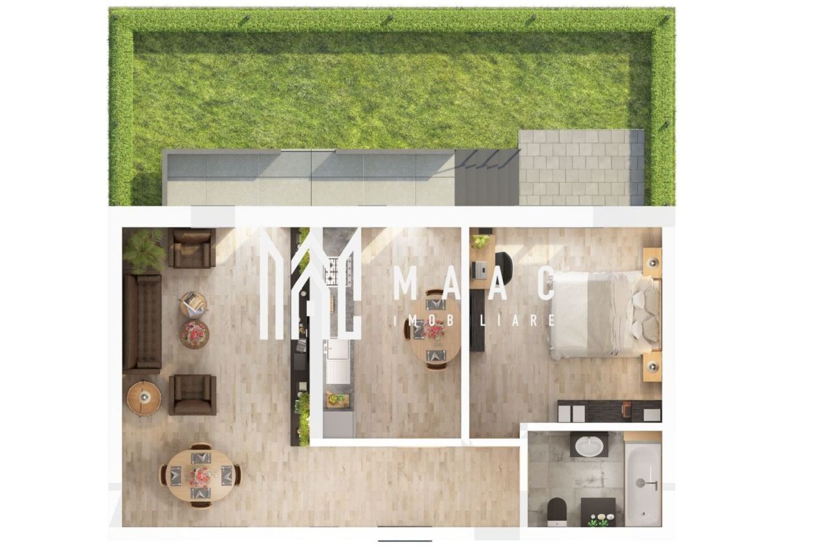 Apartament 2 camere | 56.15 MP | Predare 2026 - foto 2