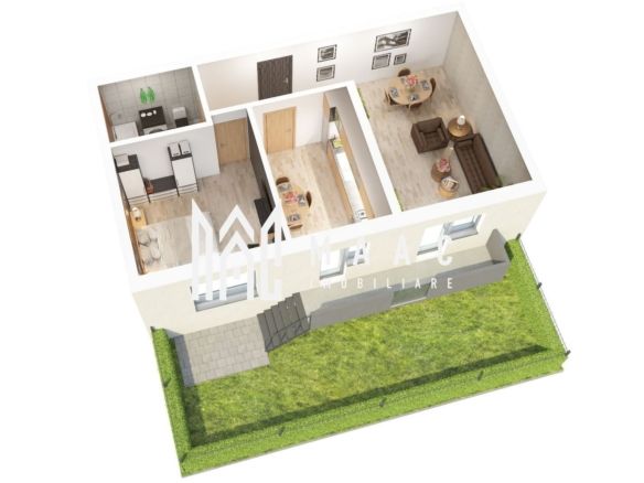 Apartament 2 camere | 56.15 MP | Predare 2026 - foto 3