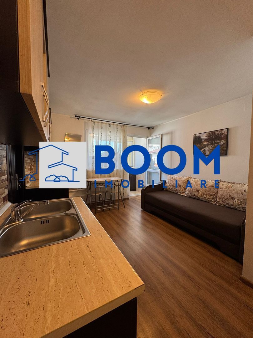 Studio Mansarda | 28 Mp | Centrala Proprie | Complet Mobilata