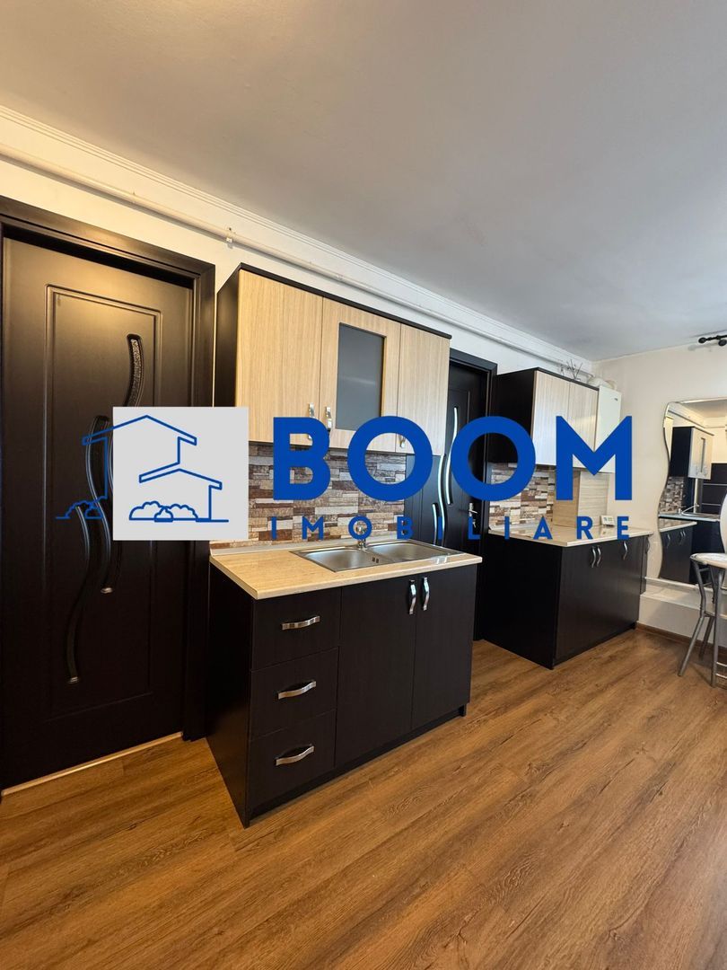 Studio Mansarda | 28 Mp | Centrala Proprie | Complet Mobilata