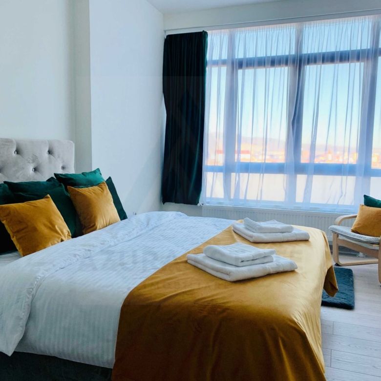 Apartament modern complet utilat 3 camere 70 mp utili Central