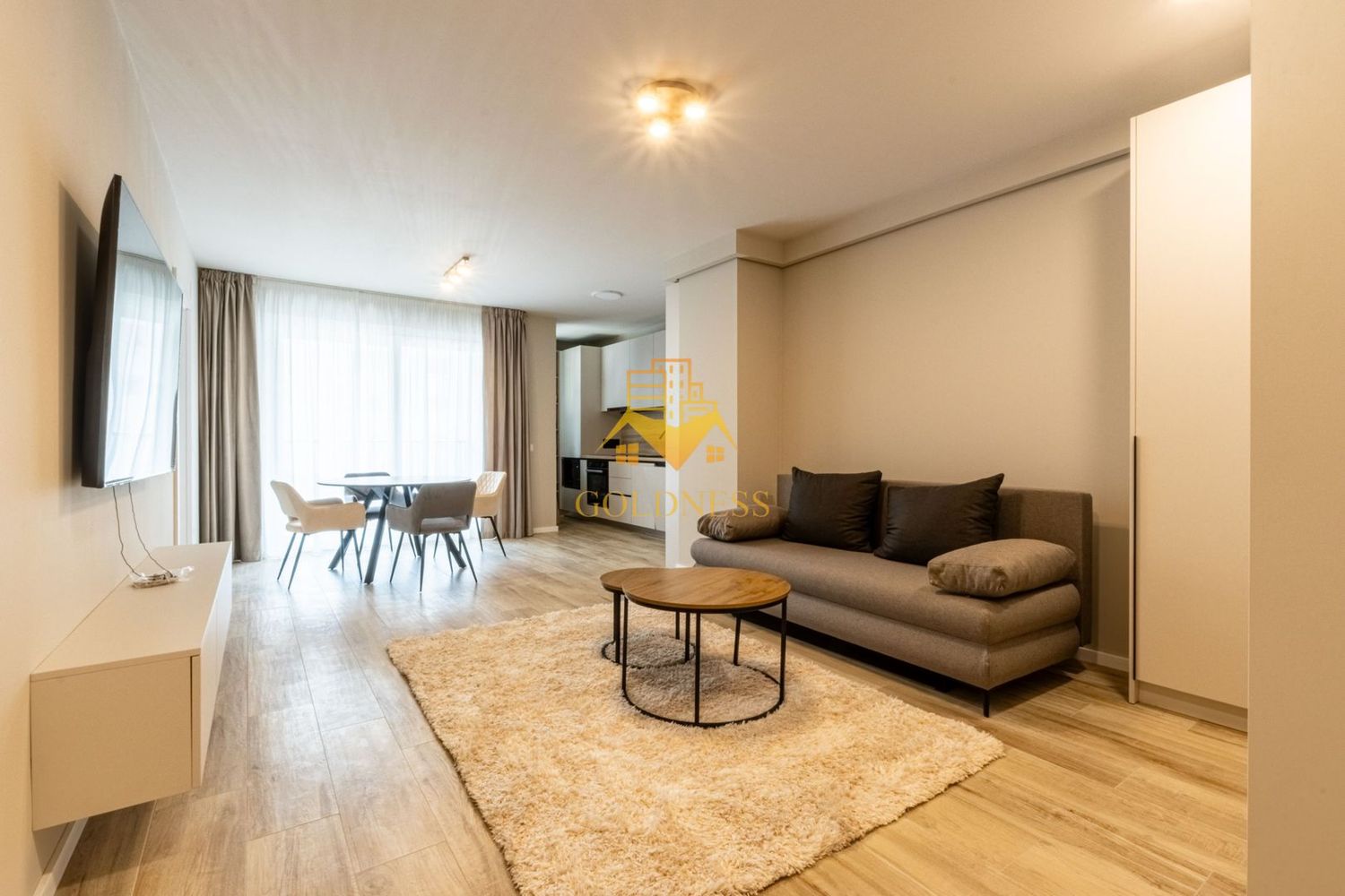 2 camere, modern, 2 bai, bloc nou, Parcare, Vivo Complex Columna
