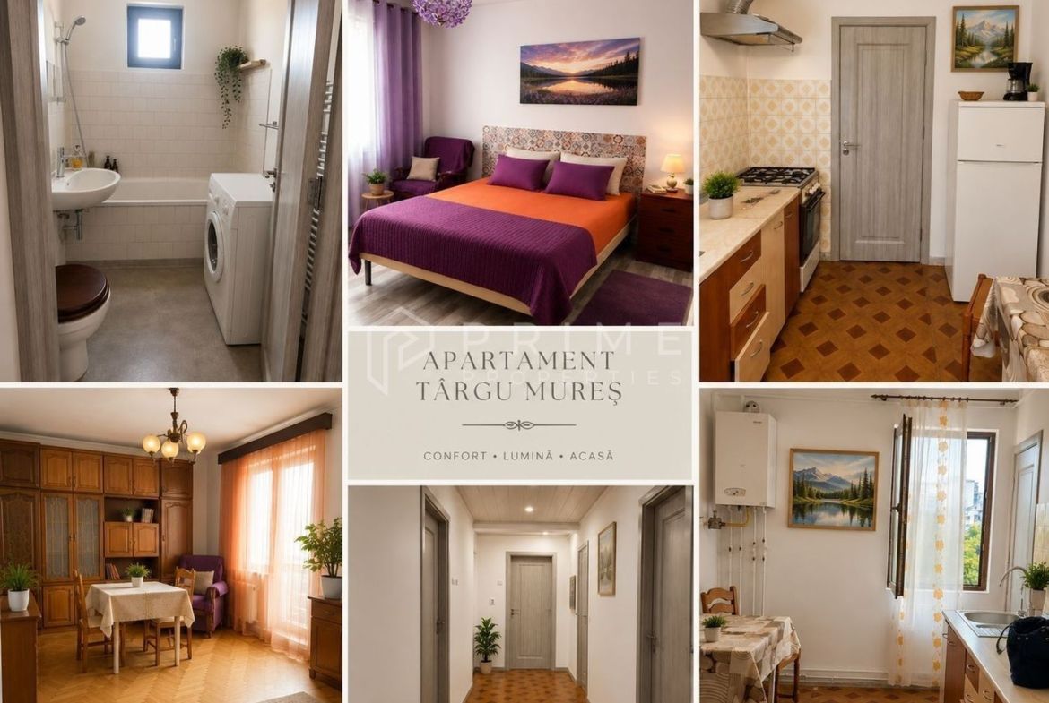 Apartament 2 camere de vânzare – Târgu Mureș, Str. Rodniciei