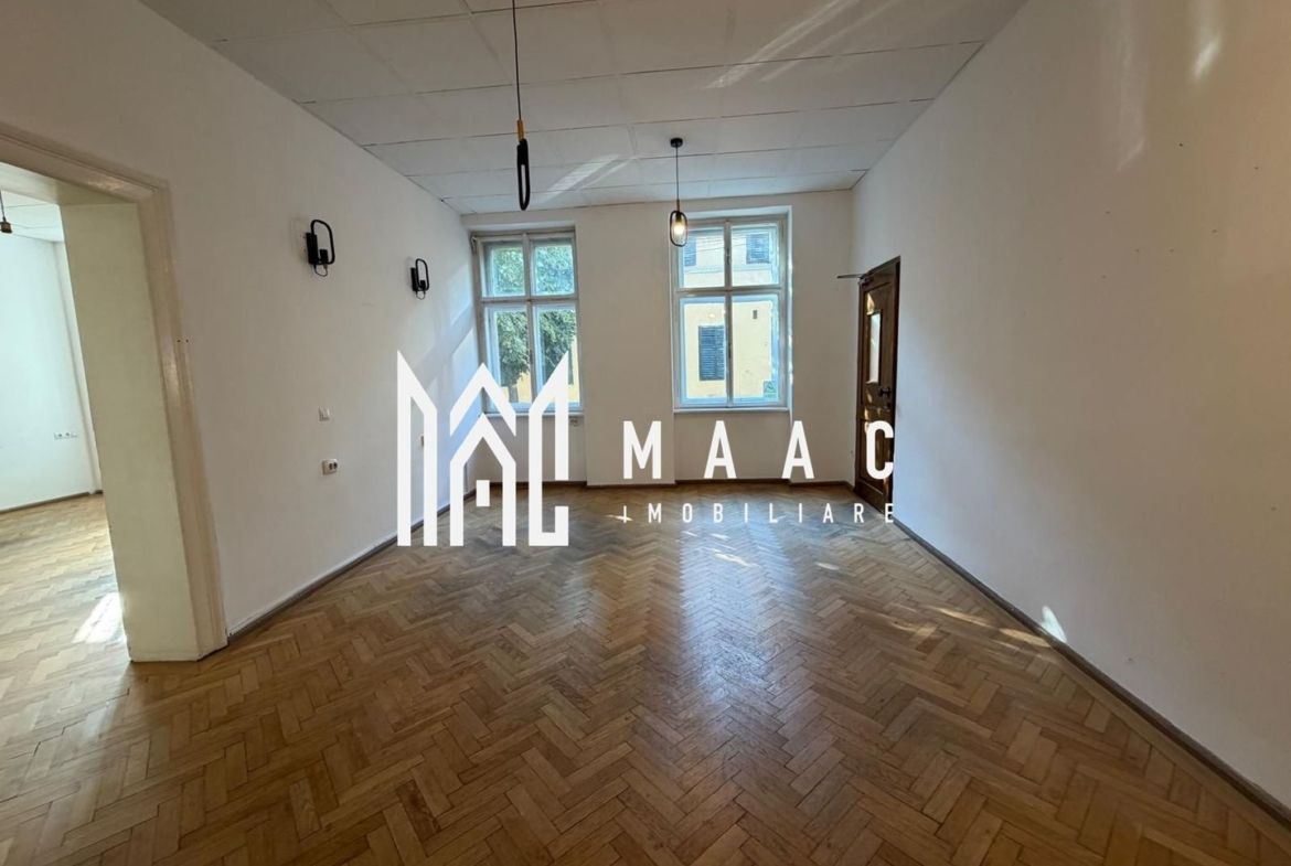 Spațiu birouri 3 camere compartimentat | Central, Sibiu | 100 mp - foto 2