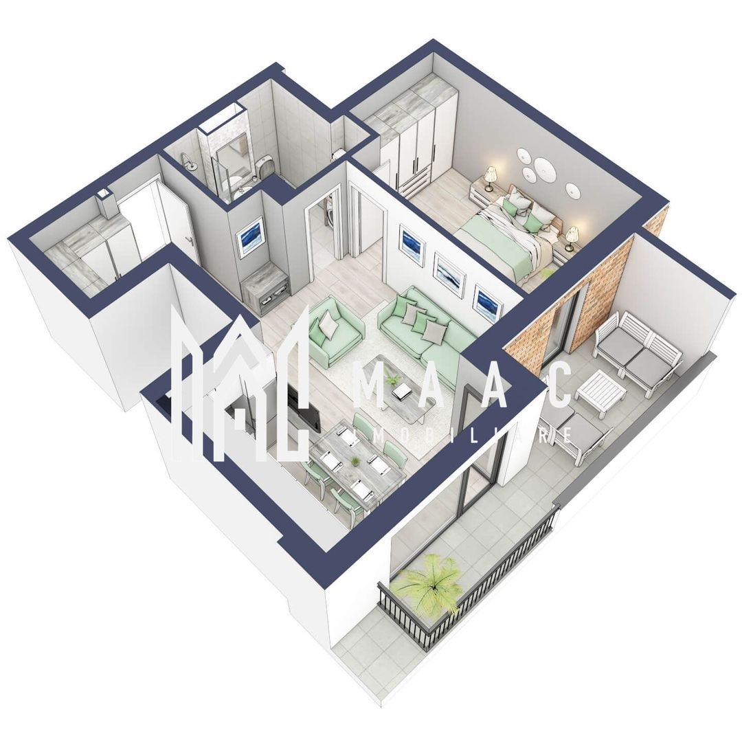 Apartament 2 camere | Terasa 9.5 mp | Turnisor - foto 5