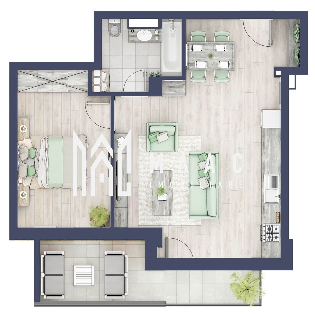 Apartament 2 camere | Etaj 1 | Balcon 9.5 mp | Turnisor - Imagine principala Apartament 2 camere | Etaj 1 | Balcon 9.5 mp | Turnisor - Imagine principala