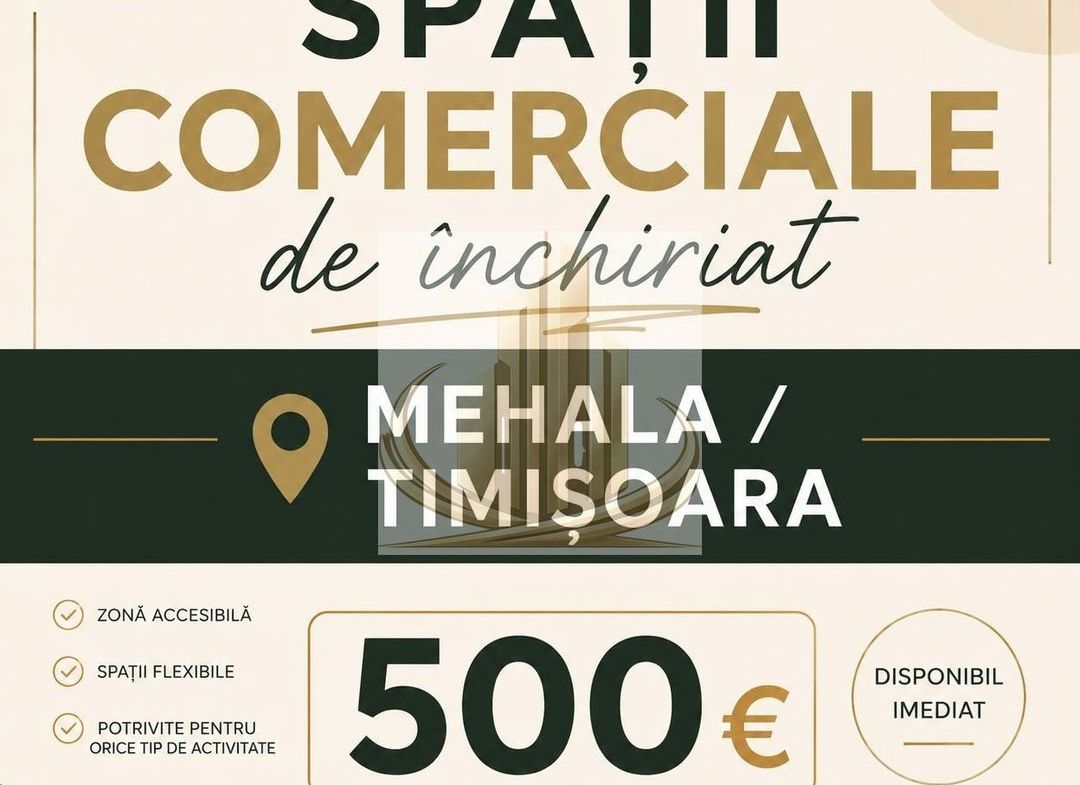Spații Comerciale Mehala | 61 mp | 57 mp | 35 mp | SAD - Imagine principala