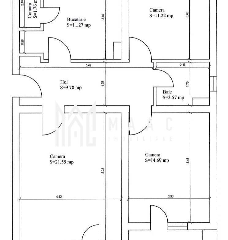 Apartament de vânzare Sibiu 3 camere | Ștrand | Garaj | boxă - foto 2