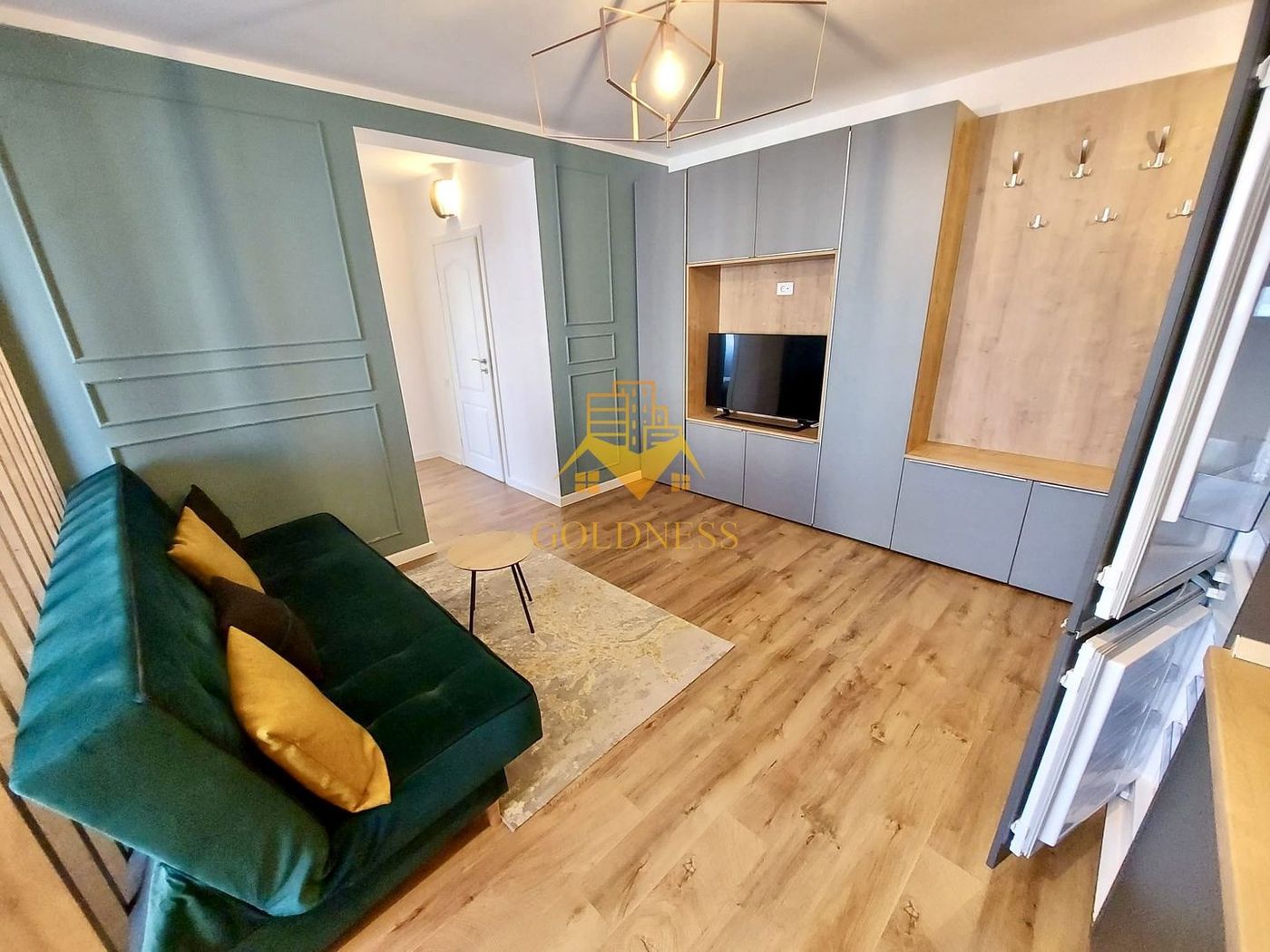 2 camere open space, Modern, Parcare, Totul Nou, Cetatii, Floresti - foto 3