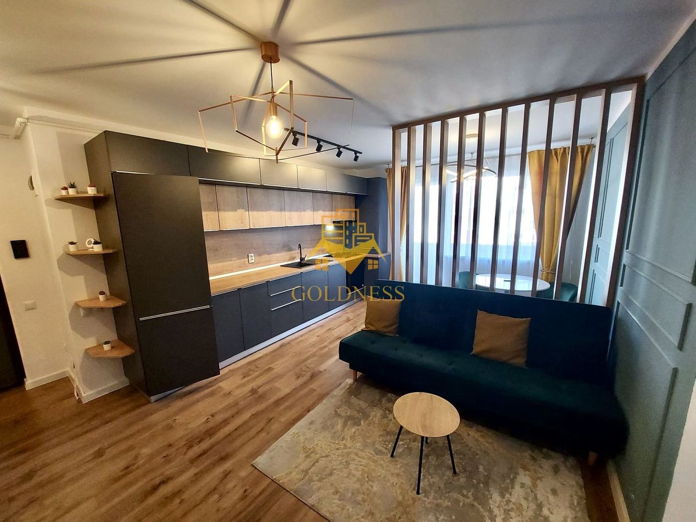 2 camere open space, Modern, Parcare, Totul Nou, Cetatii, Floresti - foto 4