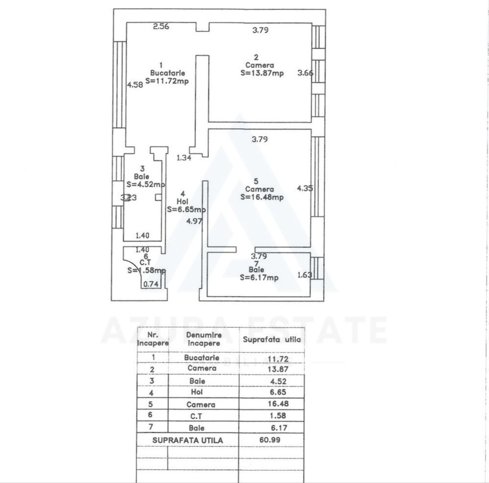 Apartament 2 camere 61 mp utili parter 2 bai 2 pivnite Centrul Istoric - foto 8