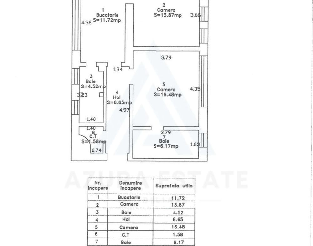 Apartament 2 camere 61 mp utili parter 2 bai 2 pivnite Centrul Istoric - foto 8