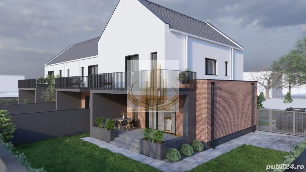 Triplex Modern Sacalaz| 80 mp | 3 Camere | 200 mp Teren - Imagine principala