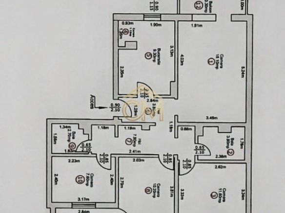 Apartament 4 Camere-2 Bai-2 Balcoane- Pivnita-80 MP - Imagine principala