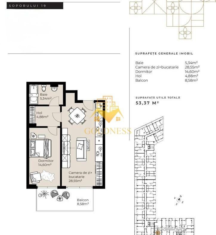Oportunitate de investitie Soporului 19!Apartament 2 camere Gheorgheni - foto 2