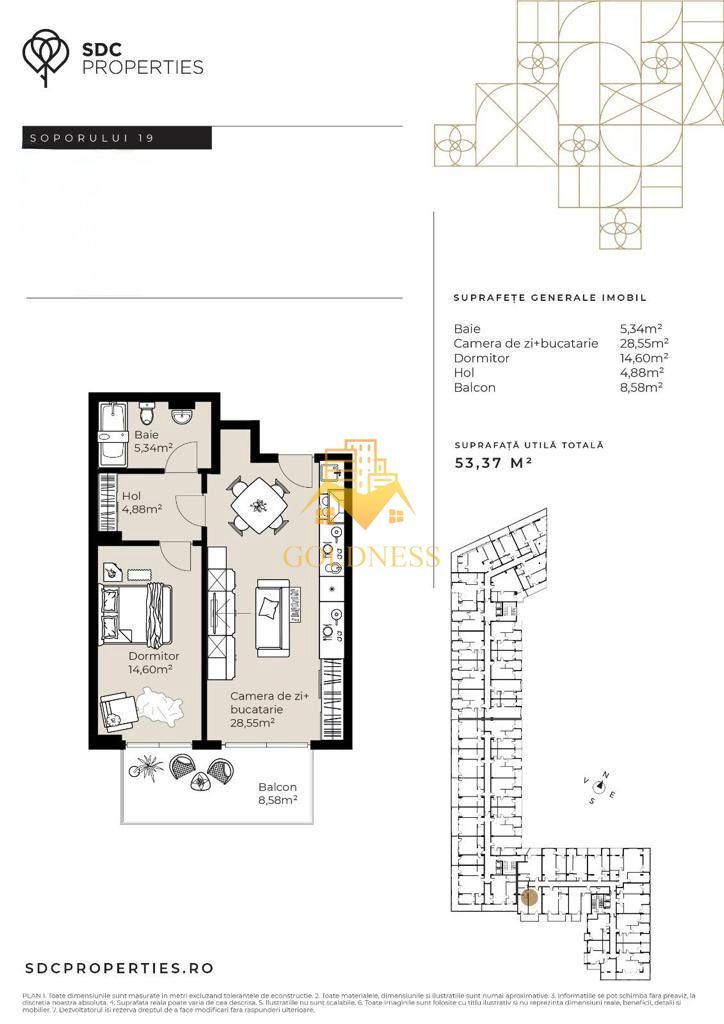 Oportunitate de investitie Soporului 19!Apartament 2 camere Gheorgheni - foto 2