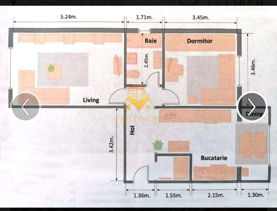 Apartament 2 camere decomandate Zorilor Zona Sigma. Apartament renovat - foto 4