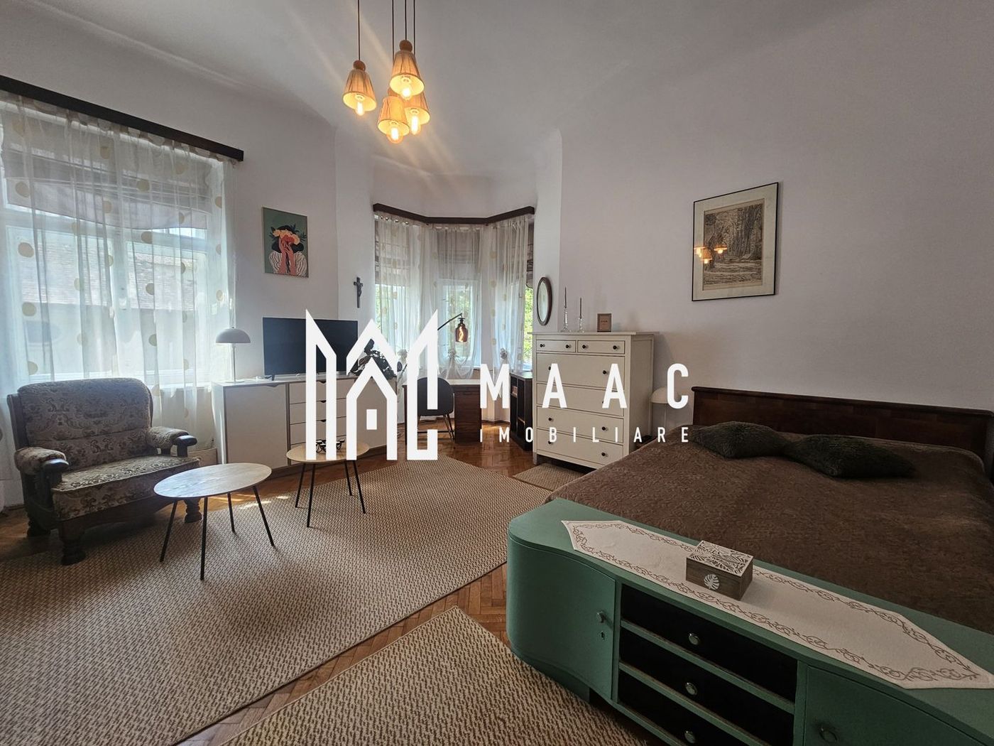 Garsonieră de închiriat | Sibiu, Central | 40 mp | curte - foto 2
